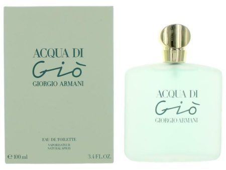 Acqua Di Gio By Giorgio Armani, 3.4 Oz Eau De Toilette Spray For Women Online now