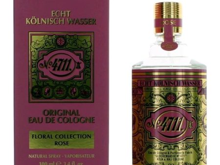 4711 Floral Collection Rose By 4711, 3.4 Oz Eau De Cologne Spray For Unisex Online Sale