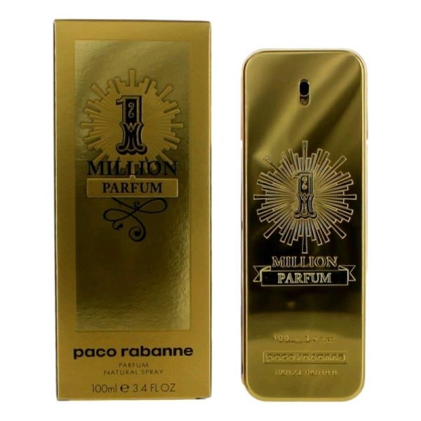 1 Million By Paco Rabanne, 3.4 Oz Pure Parfum Spray For Men For Sale