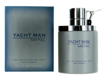 Yacht Man Metal By Myrurgia, 3.4 Oz Eau De Toilette Spray For Men Cheap