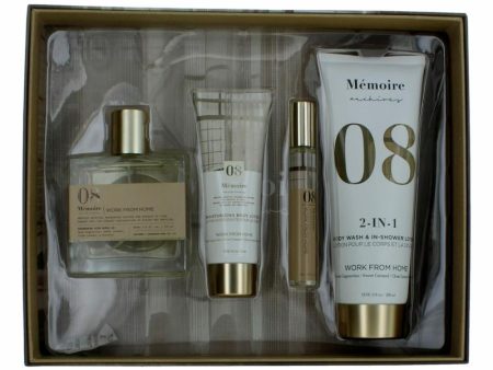 Work From Home By Memoire Archives, 4 Piece Gift Set For Unisex Online