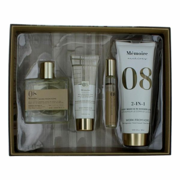 Work From Home By Memoire Archives, 4 Piece Gift Set For Unisex Online