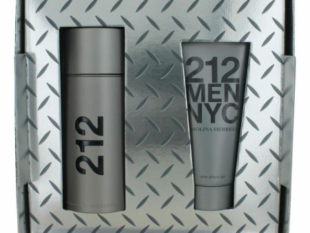 212 By Carolina Herrera, 2 Piece Gift Set For Men For Sale