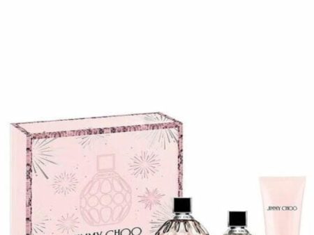 Jimmy Choo 3 Pcs Set For Women: 3.3 Edp Sp + 0.25 Edp Sp + 3.3 B L Sale