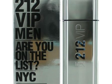 212 Vip By Carolina Herrera, 3.4 Oz Eau De Toilette Spray For Men Hot on Sale