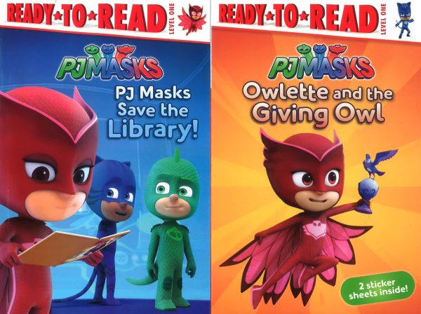 Ready-To-Read Level 1 PJ Masks 6 Book Set Supply