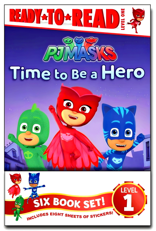 Ready-To-Read Level 1 PJ Masks 6 Book Set Supply