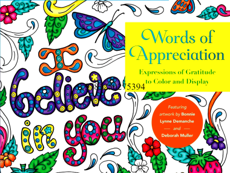 Zendoodle Colorscapes: Words Of Appreciation Cheap