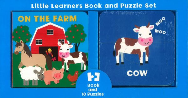 Little Learners Book & Puzzles On The Farm Online now